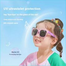 Lunettes de soleil pour enfants avec protection solaire Lunettes pliables Lunettes de soleil pour enfants résistantes aux UV