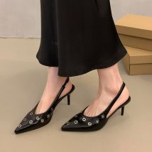 Women's Elegant Pointed-Toe Heels - Women's Dressy Closed-Toe Pumps For Spring/Summer
