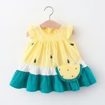Baby Clothes Baby Girl Cute Watermelon Dress Summer Cotton Kids Clothes