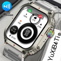 Pour Huawei Montre intelligente militaire d'extérieur pour hommes Boussole GPS Suivi météo Affichage permanent AI Voix Bluetooth Appel SmartWatch Nouveau