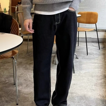 [RetroDenim] Men's Relaxed Fit Jeans - Vintage Straight Leg | Japanese Selvedge Denim