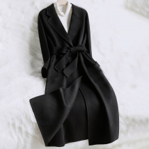 Women's clothing mid-length temperament slim spring woolen coat for women