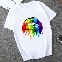 t-shirt imprimé femme manches courtes