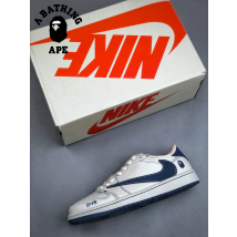 Chaussures de skate Travis Scott x BAPExN1KE Classic Retro Low OG SP Bape-Co bleu mat