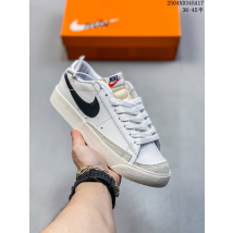 Nike Blazer Low 1977 Vintage Classic Blazer Baskets basses polyvalentes et décontractées en cuir véritable pour hommes et femmes