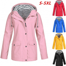 Manteau imperméable pour femme, imperméable, mode dames, vent extérieur, forêt, veste, automne 2022