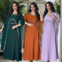 Nouvelle robe de soirée Abaya Diamond pour femme 2025
