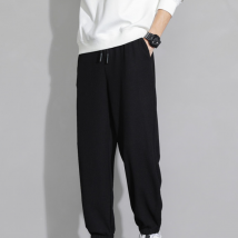 Men's Clothing sweatpants men's spring casual long pants men's pants loose high street trend brand all match tapered sports pants