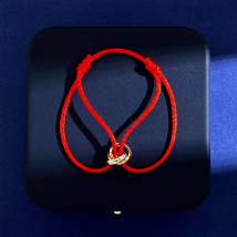 Stainless Steel Trinity Bracelet Three Rings Bracelet Colorful Cord Bracelet Sterling Silver Jewelry For Lovers Wholesale Price