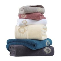 Cotton 5-star Hotel And Adult Bath Towel Set, Made Of Thick Cotton, Suitable For Washing Face, Sports Embroidered Gifts