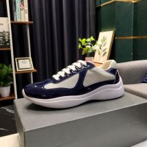 P Family Summer Blue Genuine Flat Heel Casual Natural Leather Low Cut Trendy Round Toe Versatile Shoes