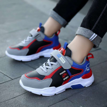 Chaussures pour enfants, chaussures imperméables en cuir pour élèves du primaire, pour petits garçons, moyens et grands enfants, chaussures de sport antidérapantes pour enfants