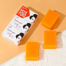 Savon blanchissant fait à la main, soins pour la peau, nettoyage en profondeur, hydratant, essentiel, tempéré, éclaircit la peau, savon à l'acide kojique