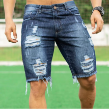 Slim fit fashionable jeans and men's shorts