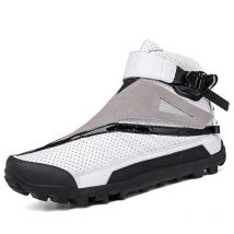 Usine en gros hommes moto équitation bottes respirantes en cuir antidérapant hommes chaussures de moto chaussures garçon