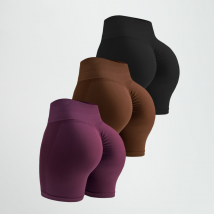 Women's Seamless Yoga Pants Peach Butt Sports Cycling Fitness Shorts Butt Lifting Pants Leggings