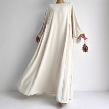 Women's Clothing Simple Clothing Robe Abaya Dress Robe