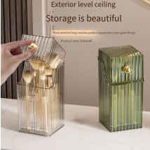 Rangement anti-poussière pour pinceaux de maquillage, porte-stylo avec couvercle, rangement pour pinceaux de maquillage, rangement de bureau pour pinceaux de maquillage, seau pour pinceaux de maquillage pour fard à paupières