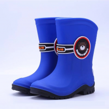 Bottes de pluie pour enfants, petites chaussures d'eau pour garçons, bottes de pluie imperméables légères antidérapantes pour filles, collégiens et élèves du primaire et velours