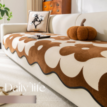 Twin Flower Shaped Sofa Cushions New Style Universal For All Seasons High Grade Non Slip Sofa Cushions