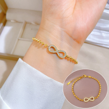 Bracelet à breloques classique en acier inoxydable pour femmes, Bracelets torsadés en cristal, bijoux de poignet antirouille, cadeau de fête, bijoux à la mode