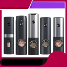 Smart Automatic Rose Salt Grinder Electric Black Pepper Mill With Large Capacity Spice Dispenser​