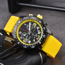 Montres pour hommes de marque originale 2024 Montre classique multifonction en caoutchouc à date automatique pour hommes Montre chronographe d'affaires