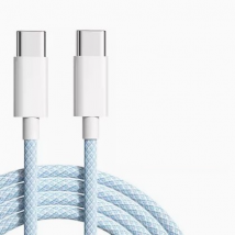 60W dual ended PD fast cable suitable for iPhone 15 charging Macaron braided data cable, 15pro
