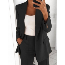Women's fashion lapel slim cardigan temperament suit jacket for women