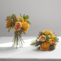 Xiangcun Nuanshu simulé en gros décoration de la maison table à manger fleur table basse table de conférence bouquet de mariage bouquet de fleurs en soie