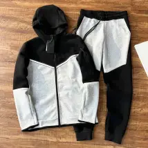 Sweats à capuche en polaire pour hommes et femmes, survêtements de haute qualité, pantalons de sport, vestes en polaire technique, pantalons en coton spatial