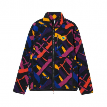 Adidasclover sports jacket men's imitationlamb fleece windproof and warm casual jacket