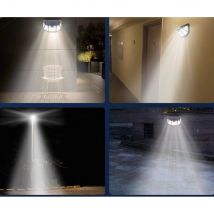 Lampe murale solaire à induction pour le corps humain, imperméable, éclairage d'extérieur domestique, lampe murale super lumineuse pour cour de rue