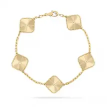 Bracelets de créateurs Van Bracelet Trèfle à quatre feuilles Or Love Bracelet Pendentif Sparkg Cristal Dia Pour femmes et filles
