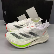 adidas Blue Adizero Prime X 2.0 STRUNG Comfortable, Versatile, Non-slip And Wearable Low-top Running Shoes Unisex White