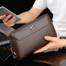 Men's Pu Clutch Bag Casual Business Anti Theft Password Lock Clutch Bag One Piece Drop Shipping