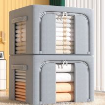 Boîte de rangement multifonctionnelle pliable en tissu Oxford pour vêtements