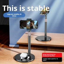 New Metal Desktop Universal Mobile Phone Stand,adjustable Lift Height, For 4-13in Phone/tablet Stand, For Office/ Kitchen/desk