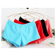 Women's Swimming Trunks Anti-exposure Boxer Sports Yoga Shorts Safety Beach Pants