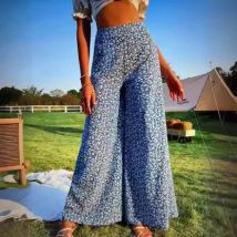 Vêtements pour femmes Pantalons larges imprimés
