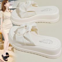 Chaussons d'été Marjorie, une pièce, pour femme, Poop Sense, chaussons rafraîchissants pour jupe