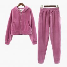 Vêtements pour femmes Veste à capuche zippée Sweat-shirt Costume pour femmes