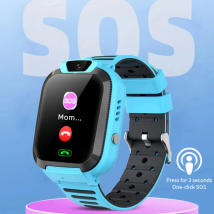 Montre connectée 2G pour enfants, avec écran tactile HD, avec caméra, lecteur de musique vidéo, podomètre, alarme, montre 12/24 heures pour enfants