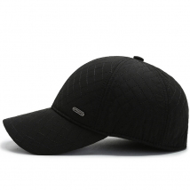 Chapeau de protection des oreilles pour hommes, chapeau de vieil homme, coupe-vent, casquette froide, plus velours épais, casquette de baseball, chapeau chaud