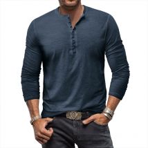T-shirt à manches longues en coton pour hommes
