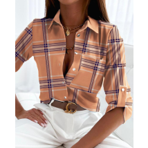 Women's Long Sleeve Shirt Printed Shirt