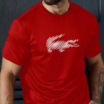 T-shirt décontracté pour hommes, motif crocodile, t-shirt à manches courtes pour hommes, t-shirts d'impression 3D, vêtements d'extérieur surdimensionnés pour hommes