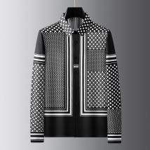 Men's Clothing Digital Printing Long Sleeved Shirt Autumn Free Ironing Anti Wrinkle Shirt