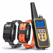 Collier de dressage pour chien, télécommande électrique pour animaux de compagnie, étanche, Rechargeable, écran LCD, collier pour animaux de compagnie de toutes tailles, son de Vibration et de choc