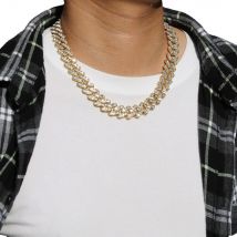 Chaîne cubaine en diamant de conception de niche hip hop pour hommes 16 mm accessoires hip hop hip hop